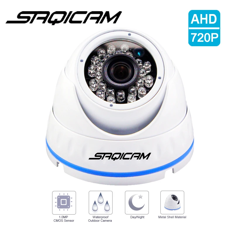 Saqicam 4CH 1080N AHDM HD DVR ВИДЕОНАБЛЮДЕНИЯ Системы Домашней Безопасности С 2 ШТ. 720 P Крытый