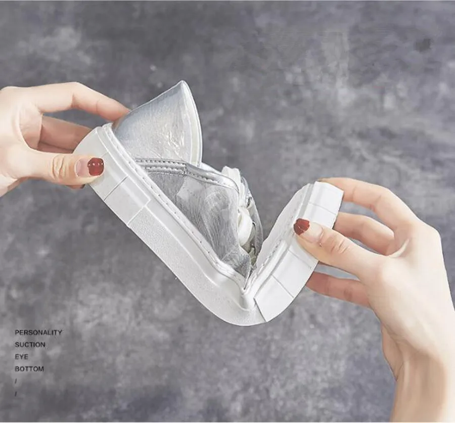 

Summer New Plataforma White Shoes Basket Female Mesh Breathable Lace-Up Sneakers Women Tenis Feminino Casual Shoes Chaussure