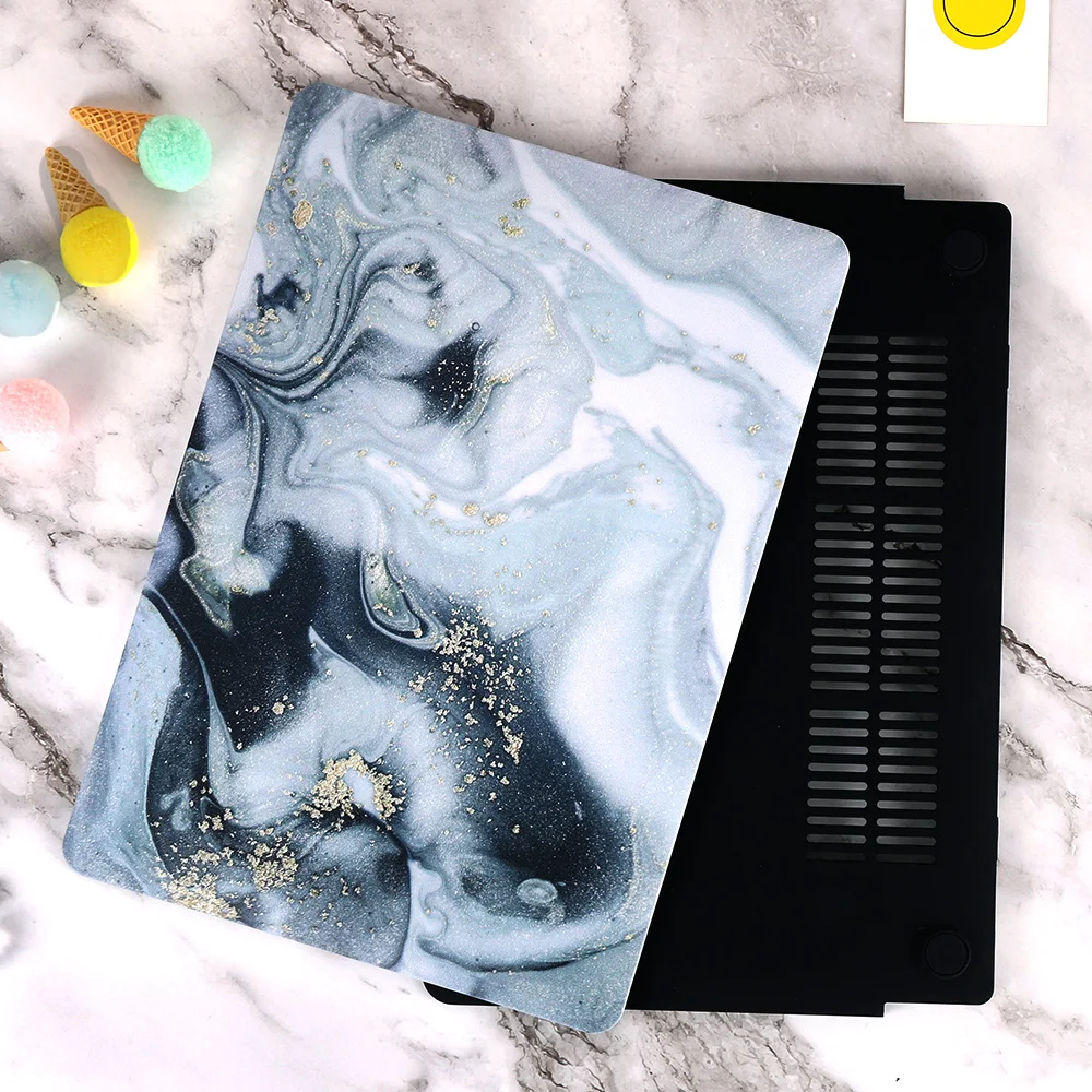 Redlai мраморный узор матовая твердая прорезиненная чехол для Macbook Pro retina 13,3 15,4 Air 13,3 retina 12 дюймов Air 13