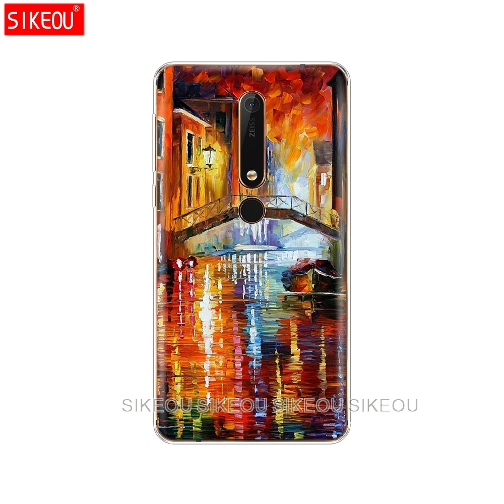 Силиконовый чехол для телефона Nokia 5 3 6 7 PLUS 8 9 /Nokia 1 2 2018 итальянский ночной