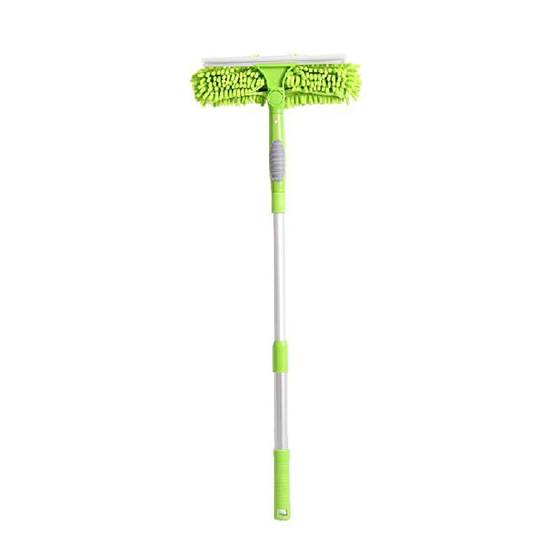 Щетка для мытья окон с синелем вращающаяся телескопическая|rubber solution|window media player