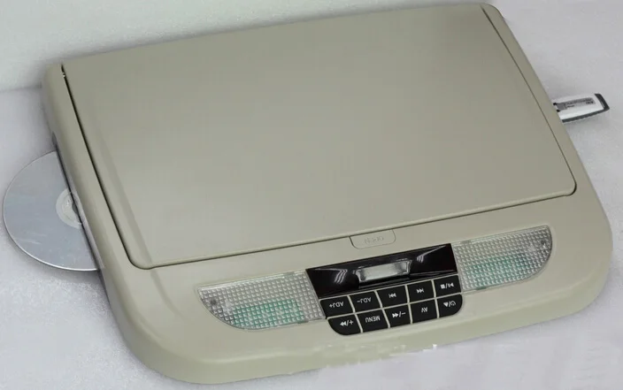 9 дюймовый автомобильный DVD плеер с откидным креплением на крыше игровой USB SD