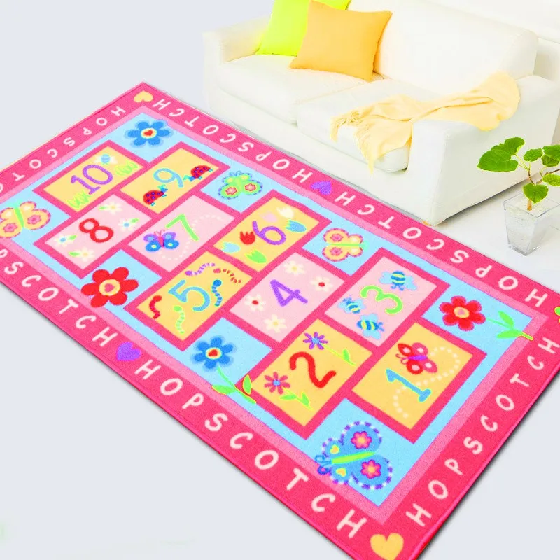 Лидер продаж детские коврики популярные розовые для девочек и ковры дома