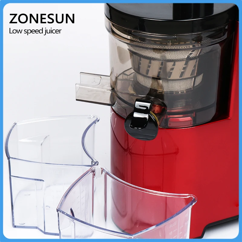 Высококачественная медленная соковыжималка ZONESUN/низкоскоростная для фруктов и