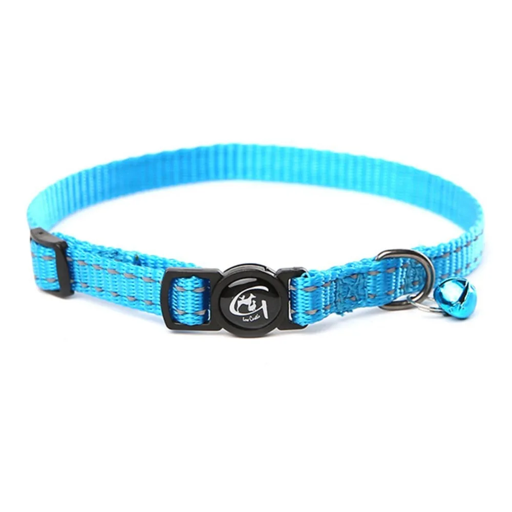 30 см нейлоновые Собачьи Ошейники со светоотражающими собака Кот ошейники для