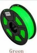 Green PLA 1 цена, 17 цветов, ручка для 3D печати, ABS/PLA 1,75 мм, пластиковый резиновый материал для печати, нить для 3d принтера - Цвет: Green PLA