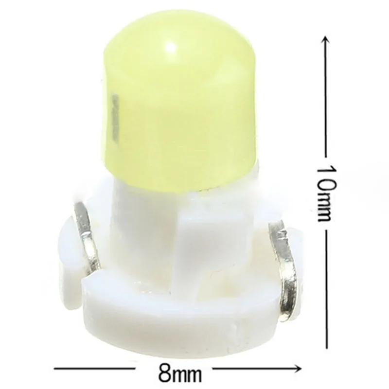 

JX-LCLYL 10pcs T3 Neo Wedge LED Instrument Cluster Dash Panel Climate Light Bulb White