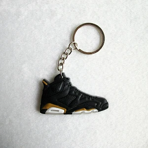 Мини силиконовый Jordan 6 брелок сумка очарование женщины мужчины дети брелок подарки тапки держатель для ключей кулон аксессуары брелок на ключи в виде обуви - Цвет: Photo Color3