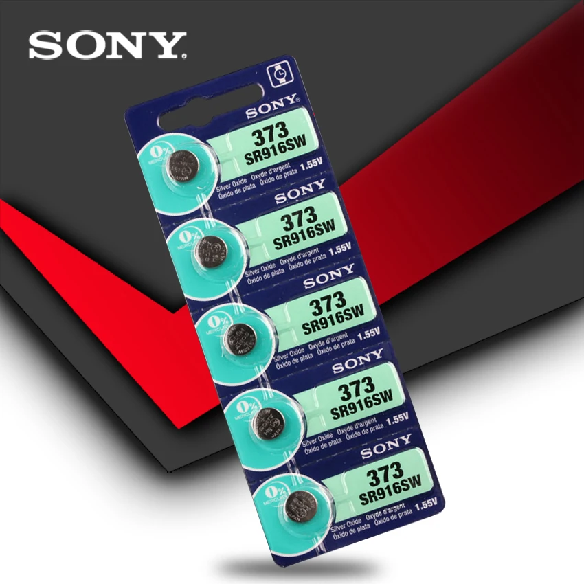 1 шт. sony 373 SR916SW 916 SR916 часы батарея SR916SW 373 Кнопка монетница Сделано в Японии