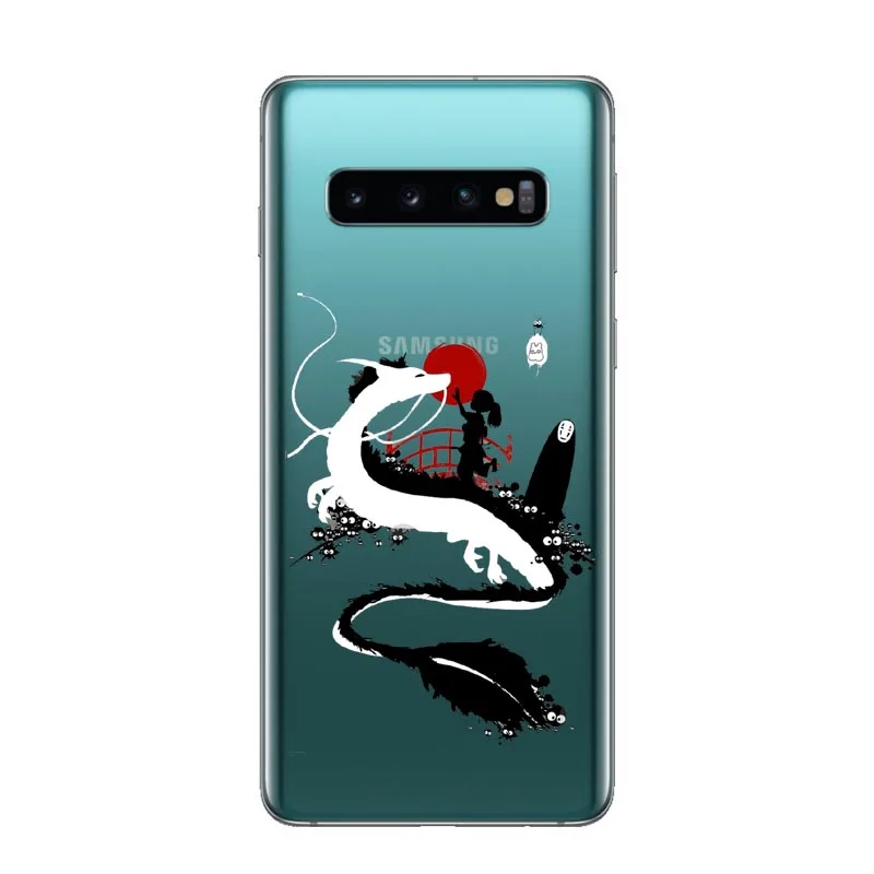TPU МИЛЫЙ Тоторо Унесенные призраками Ghibli Аниме Миядзаки мягкий чехол для Samsung Galaxy J3 J5 J7 J7 ЕС J6 J8 NOTE 8, 9 - Цвет: TPU