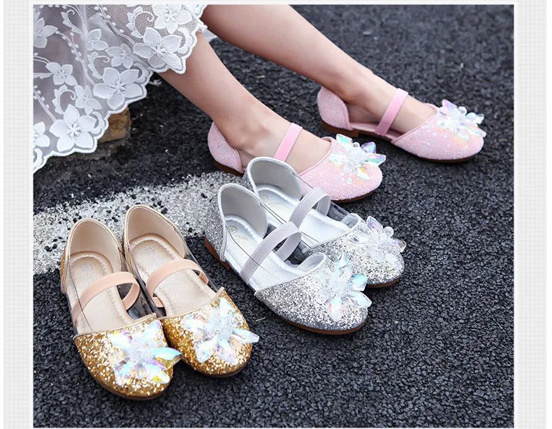 Обувь для девочек со стразами обувь дети лето/весна/осень детский корейский
