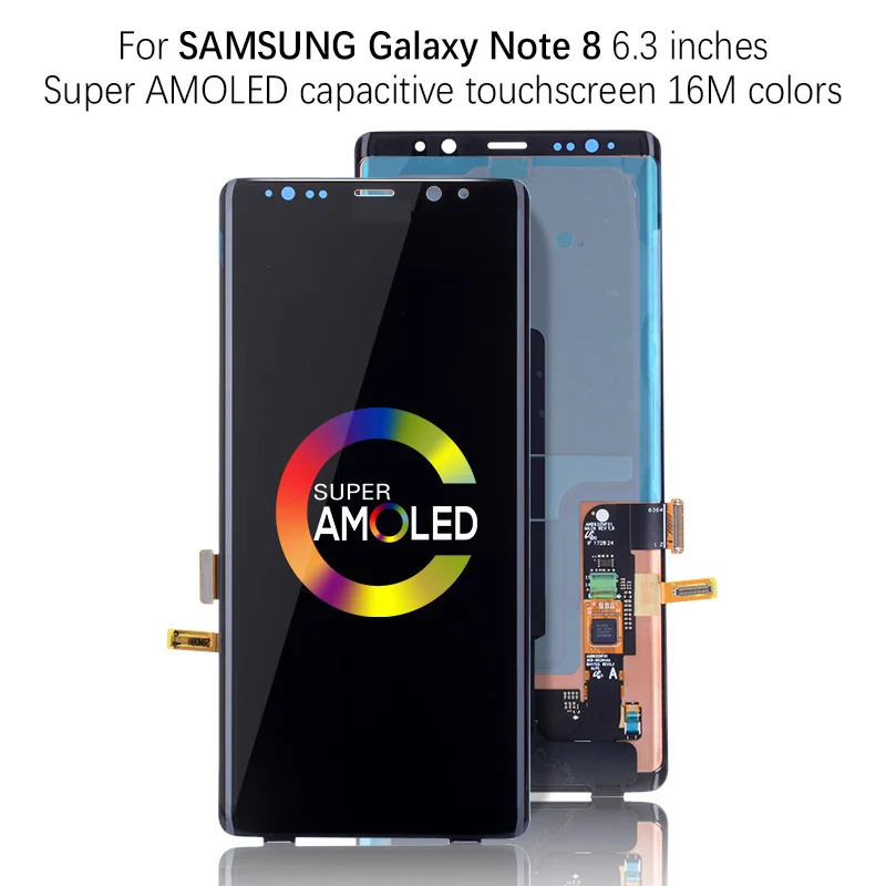 AMOLED Дисплей для Samsung Galaxy Note 8 N9500 LCD в сборе с тачскрином Оригинал 6.3'' черный - Фото №1