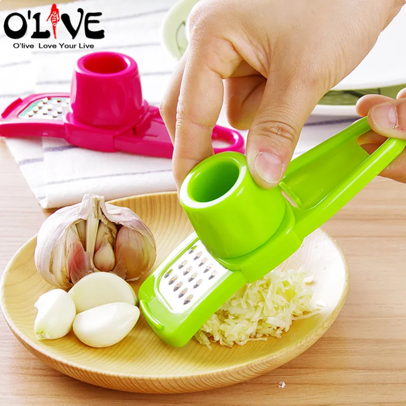 Чеснок Пресс мути функциональных имбирь чеснок-шлифовальный Терка мини Slicer Cutter