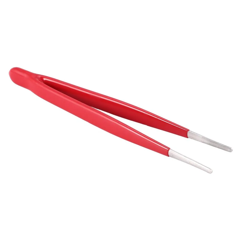 2 шт. Ремонт Precision Пинцет Комплект нержавеющая сталь Изогнутые Прямой Совет