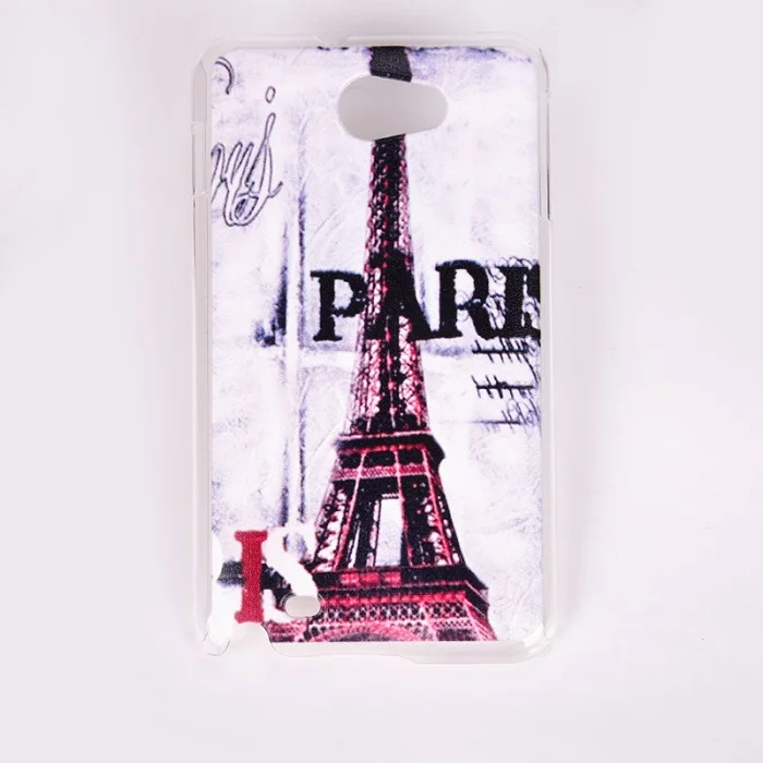Окрашенный эйфелева башня дизайн чехол для Samsung Galaxy Note i9220 1 шт. крышка Samaung|case case|case