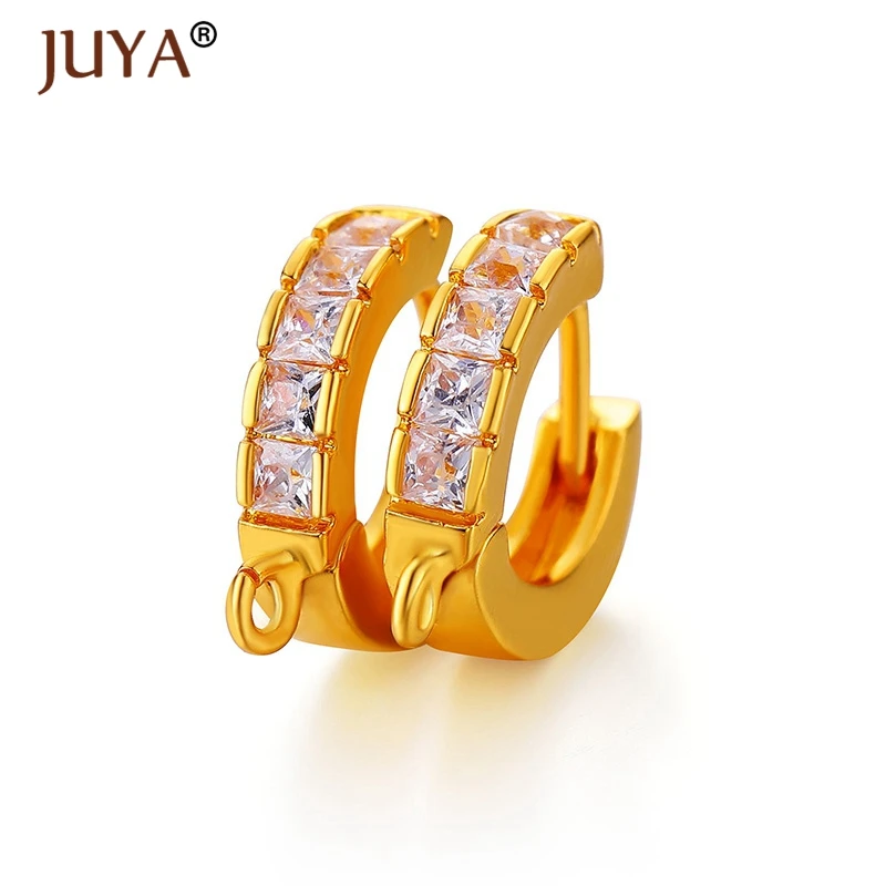 3 пары роскошные микро Pave AAA кубический цирконий CZ крючки для серьг изготовления