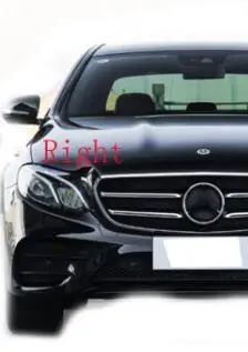 Фара дальнего света пластиковый светильник крышка Защитная, крышка для Mercedes-Benz w213 E200L E300L автомобиля освещение капота - Цвет: Right
