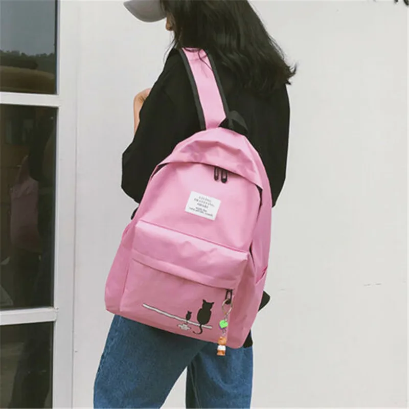 Женский рюкзак школьные сумки для книг ранец на плечо холщовая дорожная сумка |