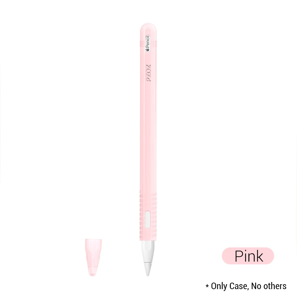 PZOZ для Apple Pencil 2 Чехол iPad Pro чехол-карандаш для планшета сенсорный Стилус Защитная крышка чехол Портативный мягкий силиконовый чехол