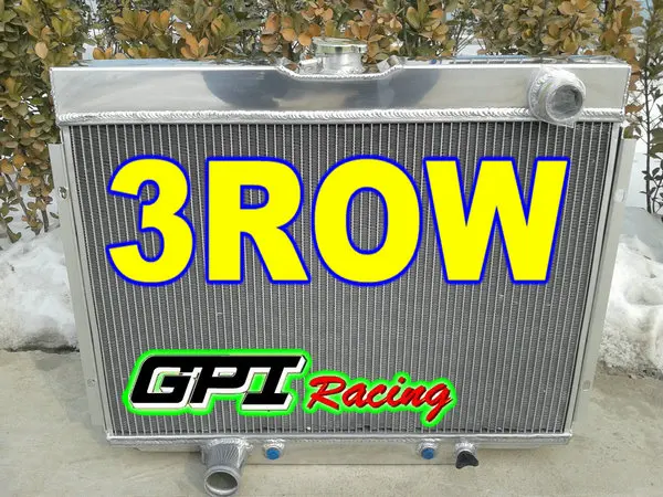 GPI алюминиевый радиатор 1967-1970 для Ford Mustang / Mercury Cougar/XR7/Torino 68-69 | Автомобили и