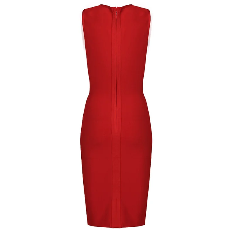 Eycebruee 2017 шикарный летний Для женщин выдалбливают Платье повязки знаменитости