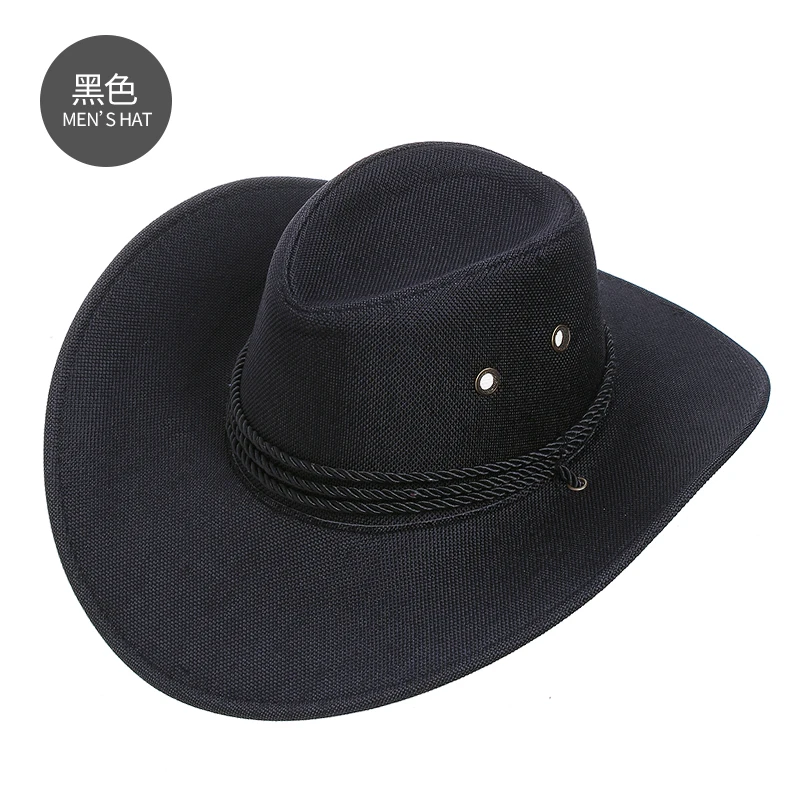Кепка в американском и западном стиле мужская Ковбойская шапка Солнцезащитная