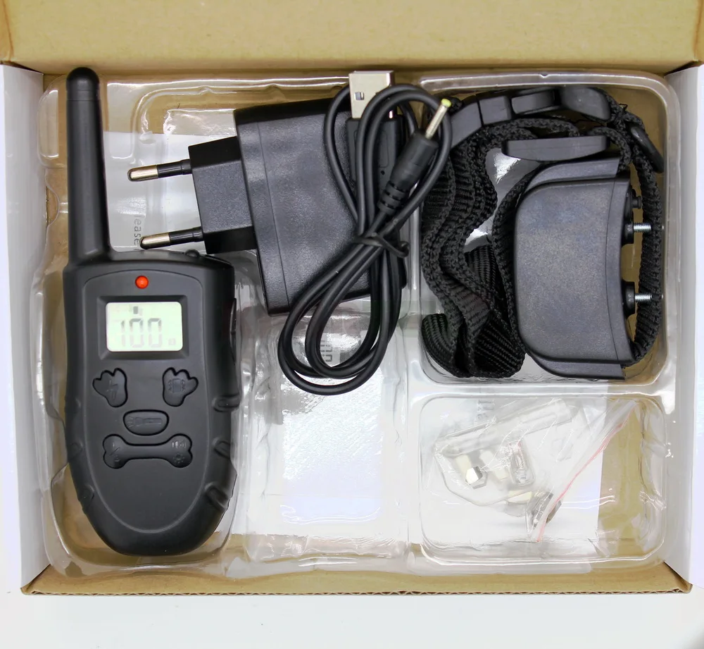 Оптовая продажа высокое качество ошейник для тренировки собак с пультом