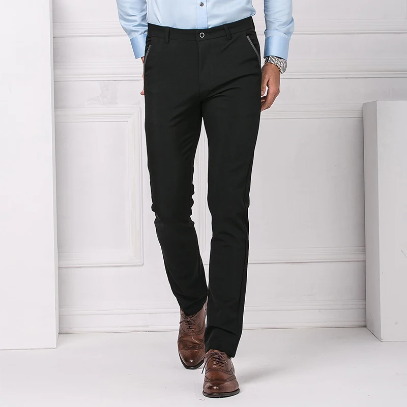 Мужские брюки карандаш эластичные большого размера|men suit pants|suit pantspants slim |
