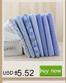Booksew 7pcs 50cmx50cm Black Cotton Patchwork Fabric For DIY Sewing Quilting Craft Tilda Doll Baby Cloth Textiles