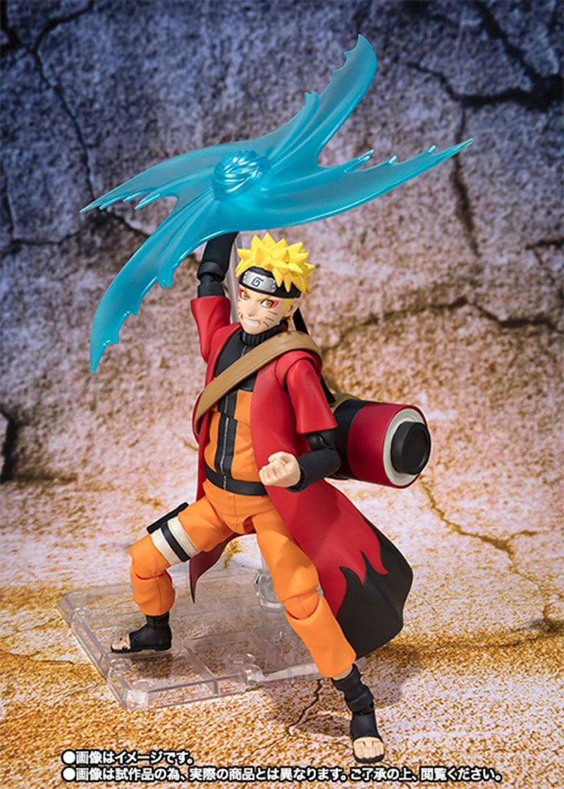 CMT Оригинальные BANDAI Tamashi Наций Наруто S. H. Figuarts СВЧ Узумаки Sennin режим фигурки аниме