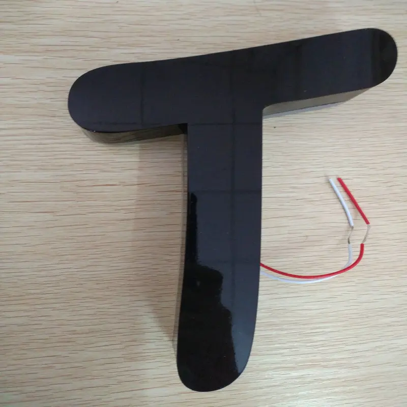 

3D матовая светодиодная подсветка из нержавеющей стали с буквами