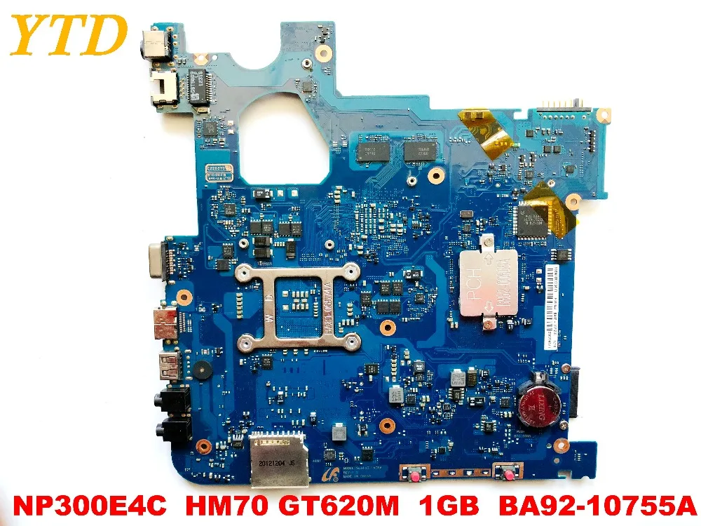 Оригинальное для Samsung NP300E4C Материнская плата ноутбука HM70 GT620M 1 ГБ BA92-10755A