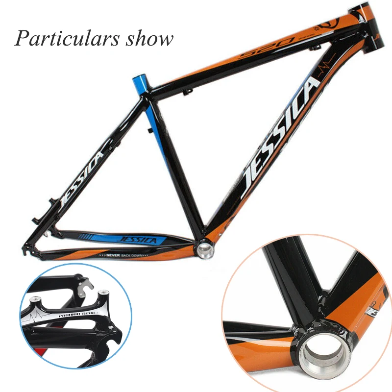 JESSICA 16/17 ''MTB рама Surper светильник рама для горного велосипеда рама из алюминиевого сплава велосипедная Рама 44-56 мм велосипедная рама гарнитура