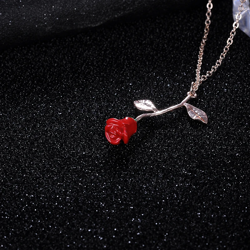 Beagloer Bijoux Femme колье Золотая Роза заявление Цепочки и ожерелья Для женщин макси
