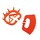 2 шт. прочный теленок, молокоотсос, предотвращающий рогатый скот, нос, шиповник, фермы, животноводческие кормушки