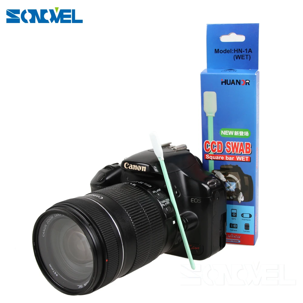Набор для очистки влажного датчика CMOS CCD 6 шт. 14 мм тампон камеры Sony Olympus Fuji Panasonic Nikon
