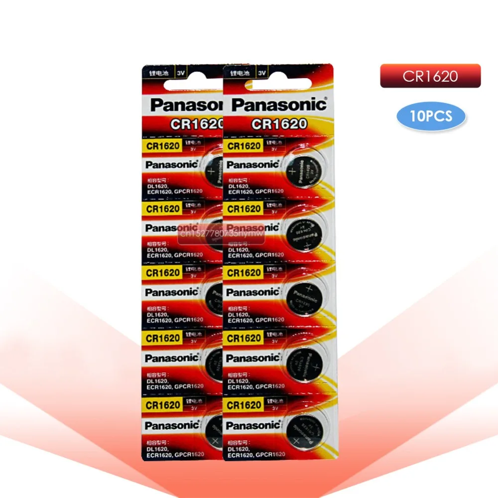PANASONIC, 5 шт./набор, cr1620 3v Кнопка ячейки литий-ионная батарея-часы игрушечных автомобилей ECR1620 DL1620 5009LC KCR1620 BR1620 LM1620