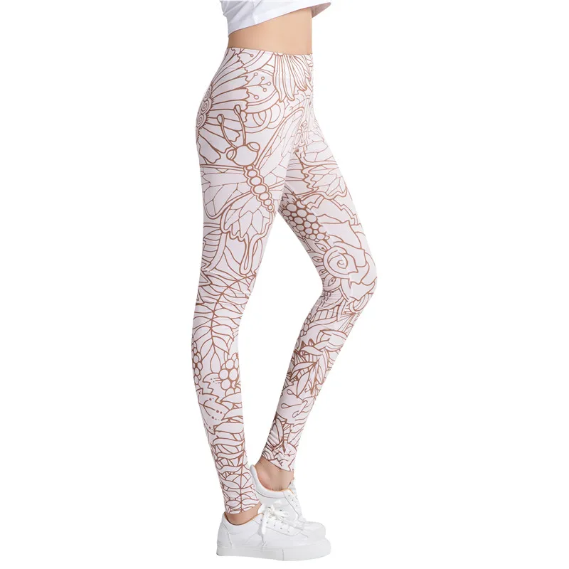 Для женщин брюки Уникальный Фитнес Леггинсы тренировки Спорт бег сексуальный