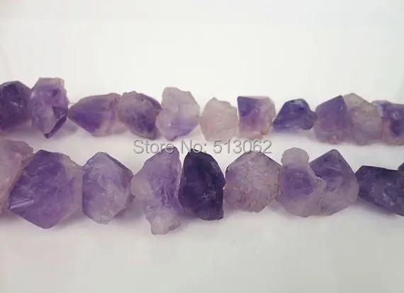 

Approx 39pcs/strand of Natural Purple Quartz Rough nugget beads,Raw Crystals Slab Loose Beads pendant for Necklace Findings