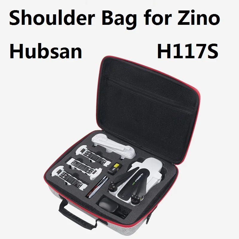 Сумка на плечо Zino жесткий алюминиевый рюкзак для хранения подходит Hubsan X4 H117S