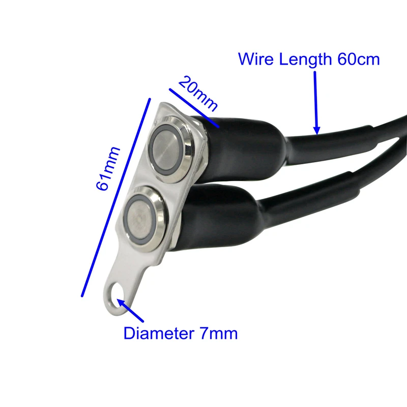 Светодиодный переключатель для мотоцикла LMoDri водонепроницаемый вкл. ВЫКЛ. на