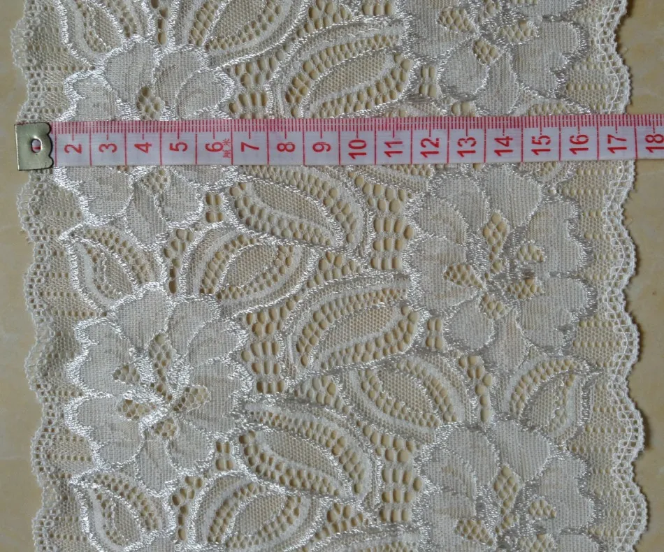 

17cm high quality elastic jacquard lace,soft and elegant lace trimming,XERY14321B