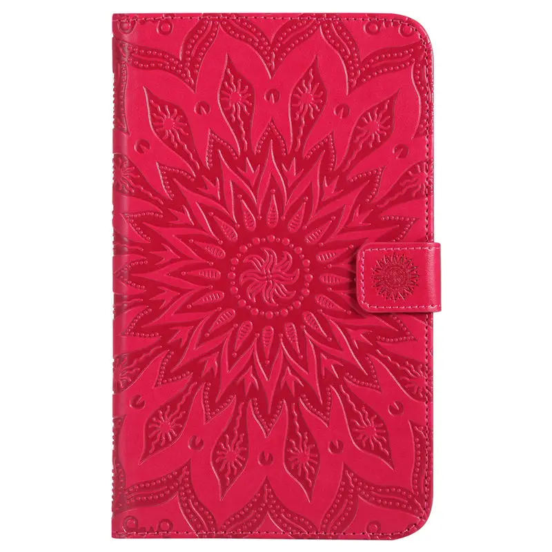 Red Модный чехол-накладка для samsung Galaxy Tab A A6 7,0 T280 T285 SM-T285 7,", Чехол Smart Cover Funda, кожаный чехол-подставка для планшета - Цвет: Red