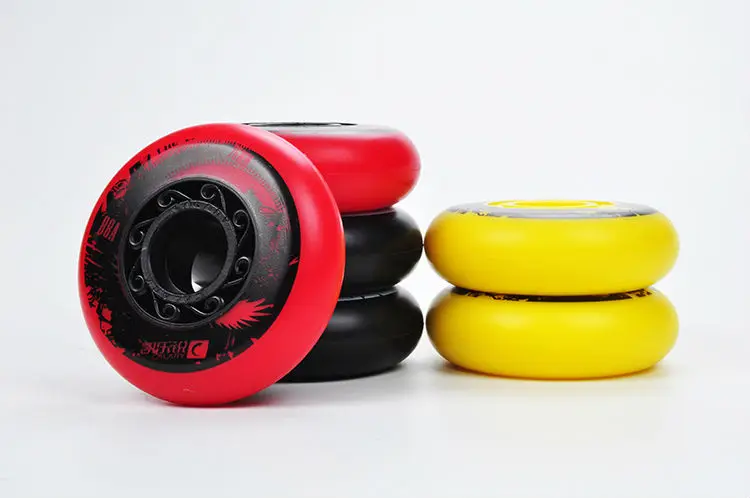 

free shipping 2016 new wheel roller skates wheel 88A thick meat PU material 8pcs/lot