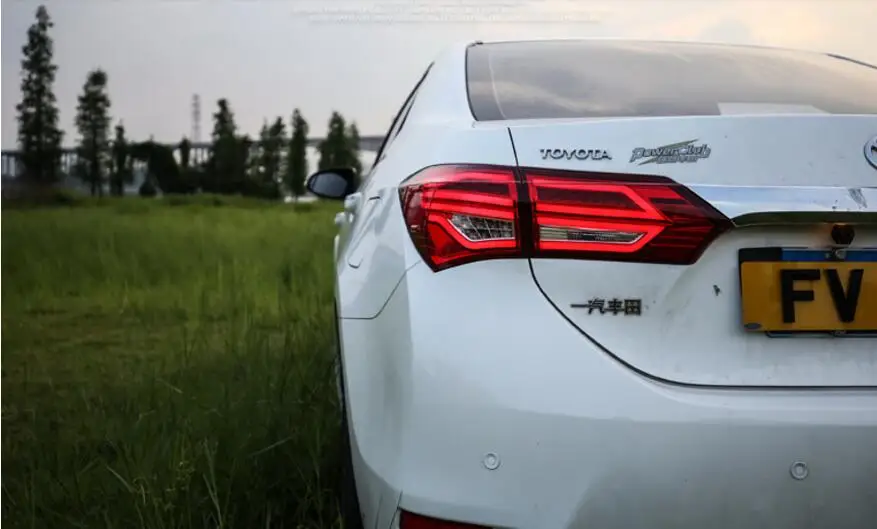 Автомобильный Стайлинг для Corolla фары altis год светодиодный задний фонарь DRL hid лампы Биксеноновые линзы Высокий Низкий луч парковка противотуманные фары