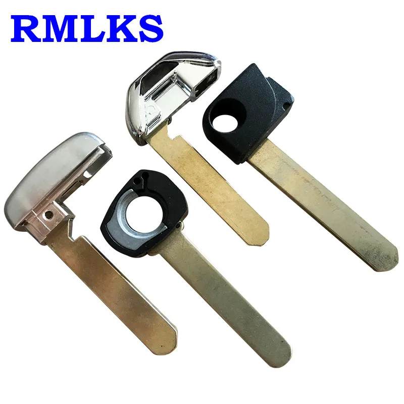 

RMLKS New Prox Smart Key Remote Keyless Emergency Insert Uncut HON66 Key Blade Blank Fit For Flip Remote Key Blade Car Key Fob