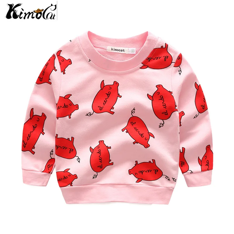 Kimocat/весенне-осенний костюм для досуга маленьких девочек милый розовый с