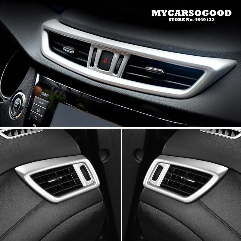 Для Nissan Qashqai J11 2014 2018 ABS Матовый с обеих сторон левый и правый центр/средний