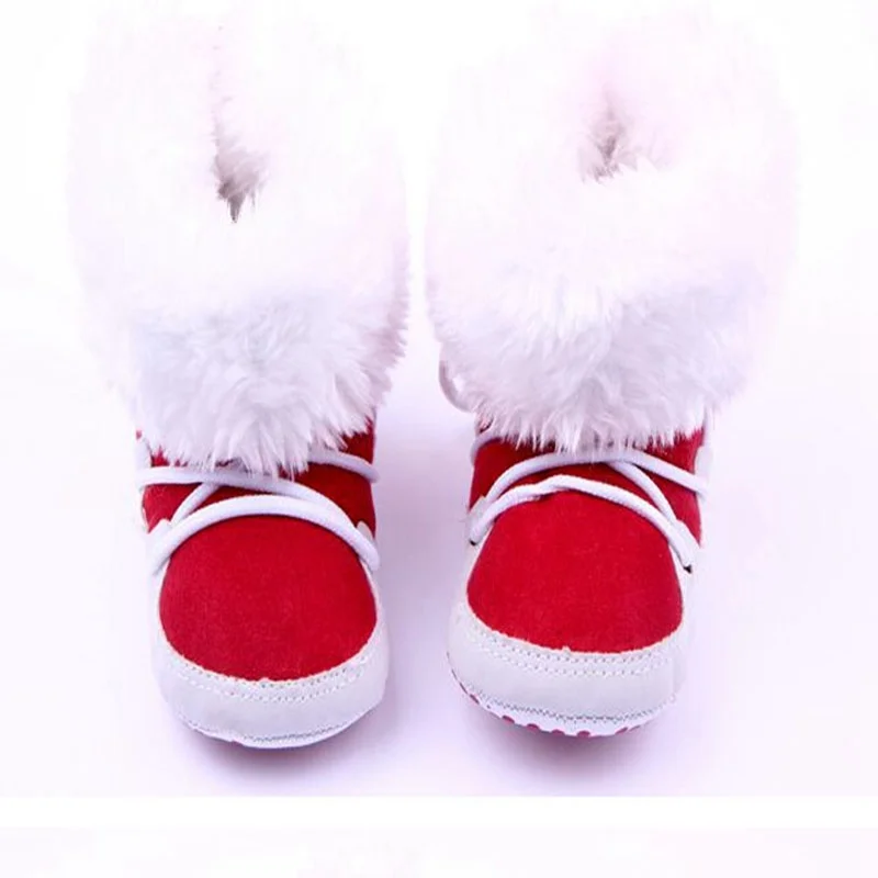 Infant Fashion Snow Boots First Walkers Shoes Baby Girl Boy Soft Skid-Proof Bottom Warm Booties Zapato Bebe Scarpe Neonata |