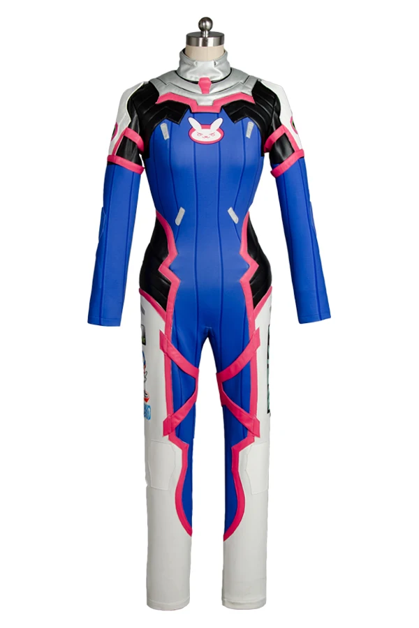 Костюм для косплея OW комбинезон D.Va DVA Униформа наряд костюм из спандекса боди
